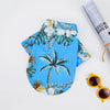 Small and Medium-sized Dog Beach Pineapple Shirt Hawaiian Pet Dog Cat Golden Retriever Spring and Summer Season Clothing