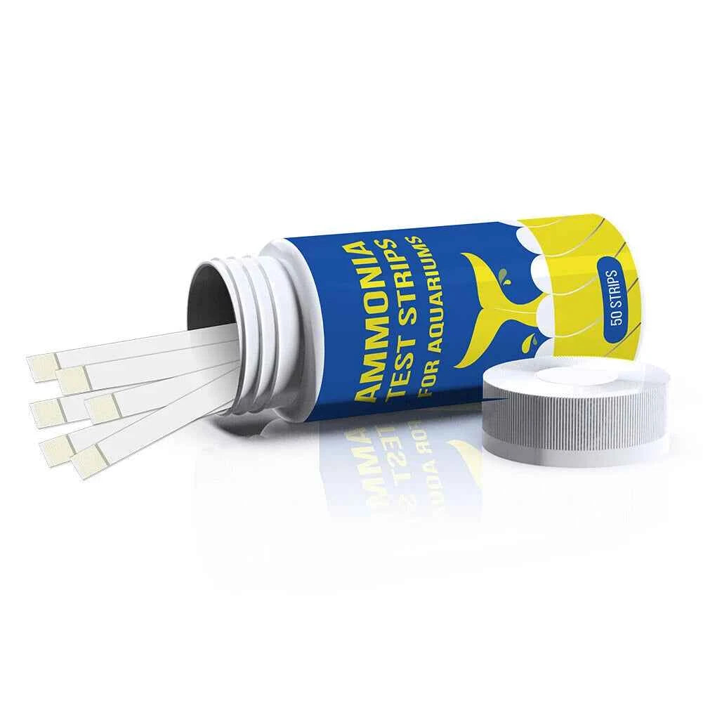 Ammonia Nitrogen Quick Water Quality Test Strips Aquarium Quick Water Quality Test Strips Paper Kit Ammonia Nitrogen Tool