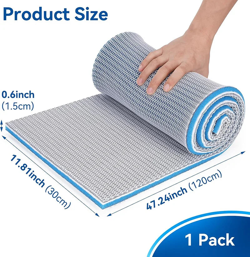Aquarium 8D Sponge Fish Pond Tank Filter Cotton Pad 8 Layers Cleaning Purifier Water Purification Accessories without Glue