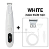 New LED/UV light dog paw trimmer fully waterproof pet hair trimmer with LED anti misoperation display screen dog and cat trimmer