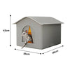 NewestStray Cat dog House Waterproof Outdoor Winter Warm Pet Cave Sleeping Beds Home Foldable Washable for Small Supplies - Play Paws Toys