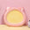 New Cat ceramic bowl cute weet cat food bowl large caliber anti knock home aesthetic decoration desktop ornament display plate