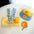 Three-piece Set Duck Frog Spring and Summer Pet Chest Harness Traction Rope Set - Breathable Fabric - For Cats & Puppies - Suita