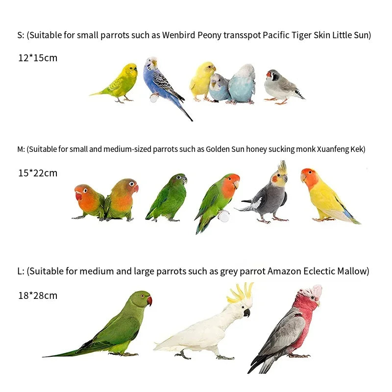 Warm Bird Hammock Shawl Nest Corner Parrot Blanket Windproof Pet Small Animal Hamster Hanging Tent Bird Cages Decoration