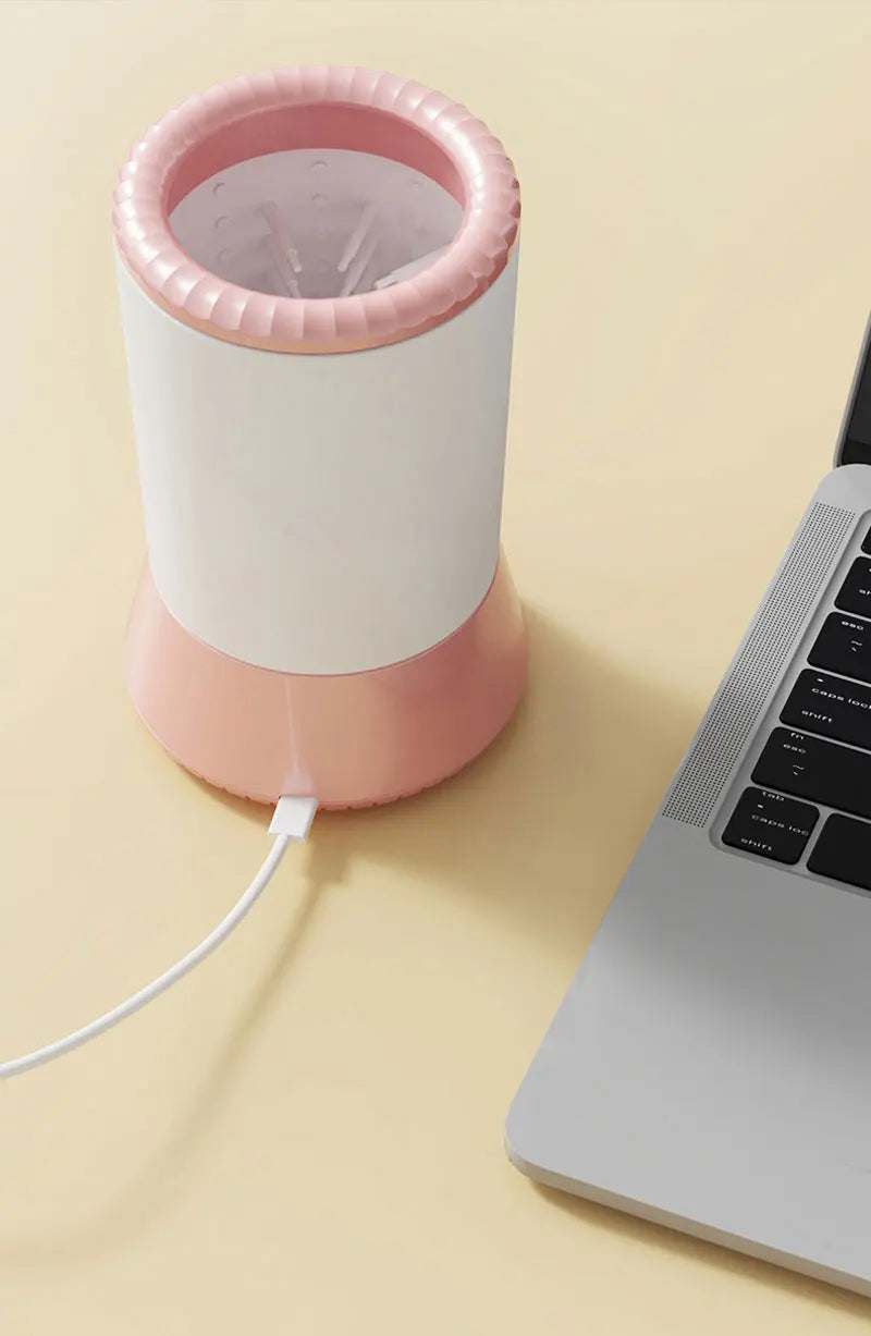 Electric Pet Paw Washer Cup Portable Dog Paw Cleaner Portable Foot Washer Cup Comfortable Foot Cleaning Machine Dog Brushes For