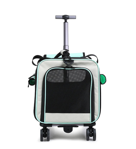 Pet Trolley Cat Bag Extra Large Portable Case Detachable Dog Trolley Case Large Foldable Pet Bag Cat Travel Carrier Bag - Play Paws Toys