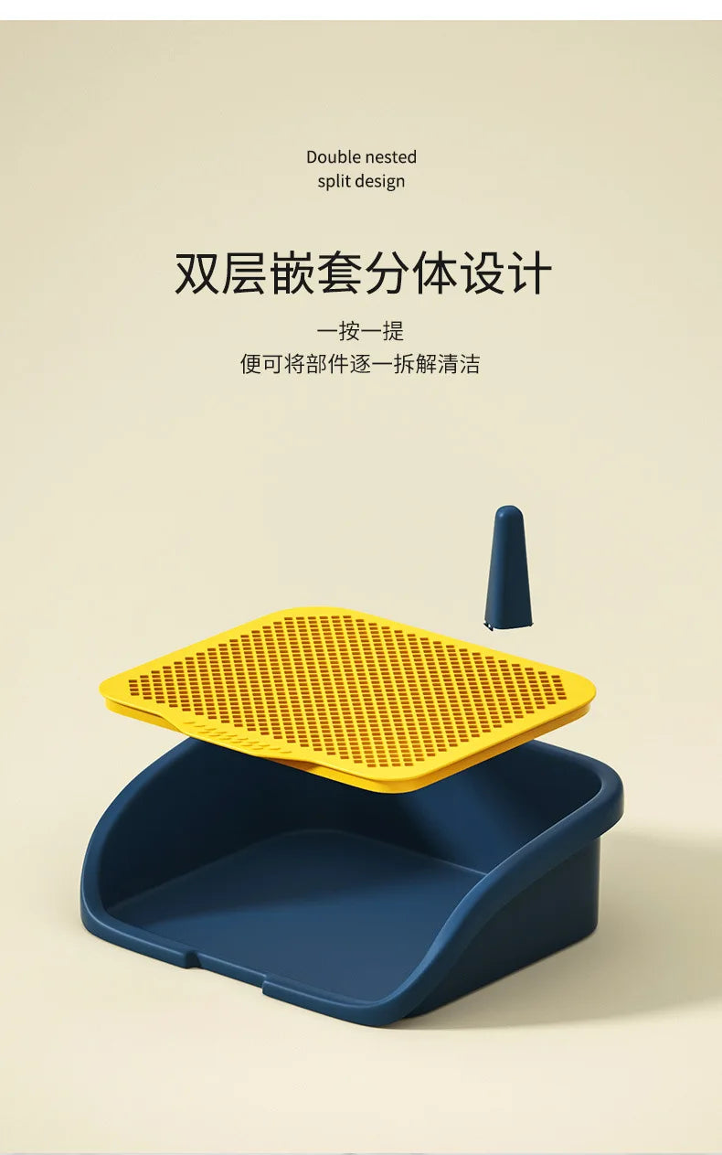 Large Size Dog Training Toilet Litter Box Pet Toilet for Dog Portable Dog Training Toilet Puppy Pad Holder Tray Indoor Dog Potty