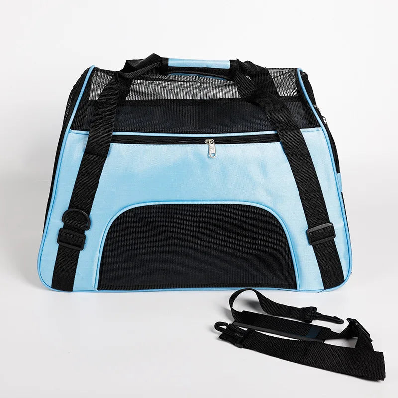 Cat Bags Portable Dog Carrier Bag Mesh Breathable Pet Puppy Travel Bags for Small Dogs Foldable Cats Handbag Bag Transport Bag - Play Paws Toys