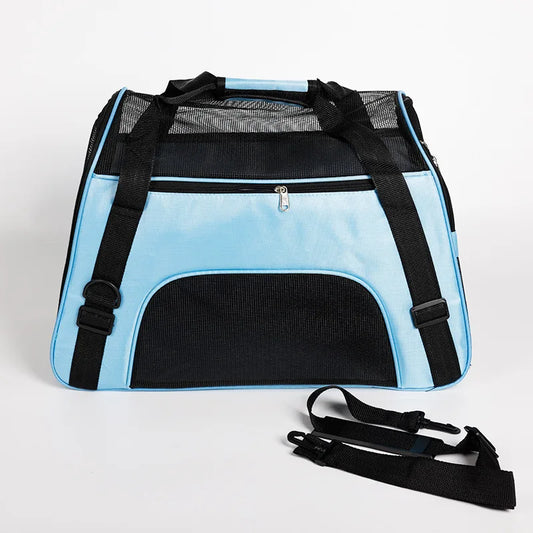 Cat Bags Portable Dog Carrier Bag Mesh Breathable Pet Puppy Travel Bags for Small Dogs Foldable Cats Handbag Bag Transport Bag - Play Paws Toys