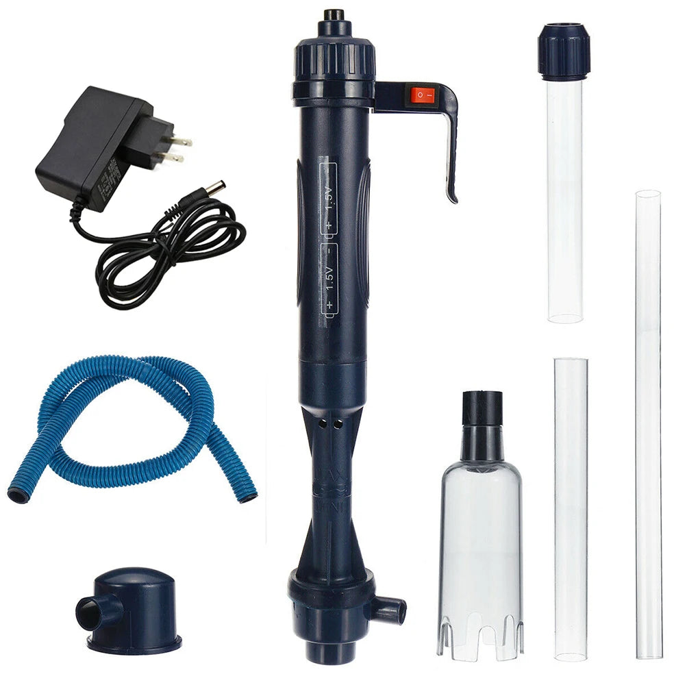 3W Aquarium Electric Gravel Cleaner Water Change Pump Cleaning Tools Water Changer Siphon for Fish Tank Water Filter Pump