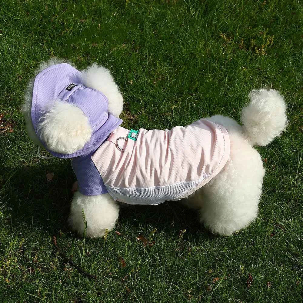 Dogs Cats  UV Protection  Vest  Ice Silk Fabric, Sun Block, Breathable Mesh for Summer outdoor pet clothes