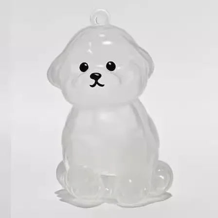 Dog Hair Storage Cute Pendant Keychain Bag Pendant Couple Car Key Chains Jewelry Souvenir Collection Gift Decoration Accessories