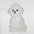 Dog Hair Storage Cute Pendant Keychain Bag Pendant Couple Car Key Chains Jewelry Souvenir Collection Gift Decoration Accessories