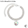 Luxury Rhinestone Dog Cat Collar Crystal Bling Pet Necklace Adjustable Heart Pendant Jewelry for Puppy Kitten Accessories