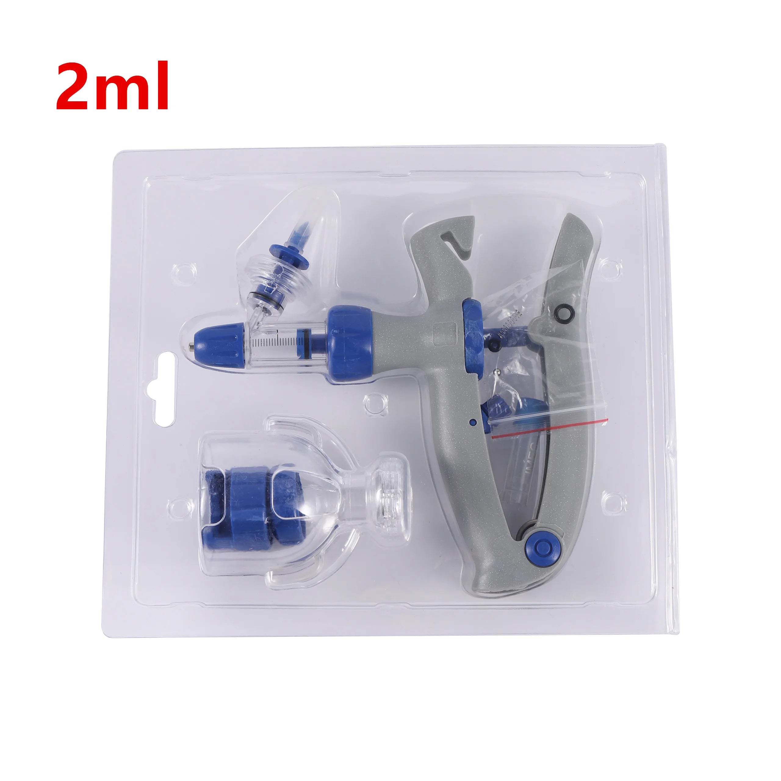 2/5/10ml Veterinary Adjustable Continuous Syringe Accessories Syringe Vaccine Injector Dose Tubes Medicine Feeder Accessories