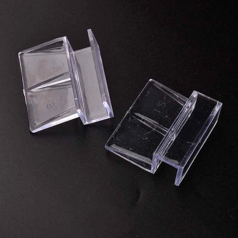 5/6/8/10/12mm Aquarium Acrylic Clips Glass Cover Support Holders Transparent Fish Tank Cover Plate Bracket Aquarium Accessories