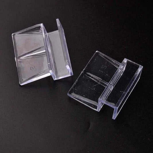 5/6/8/10/12mm Aquarium Acrylic Clips Glass Cover Support Holders Transparent Fish Tank Cover Plate Bracket Aquarium Accessories