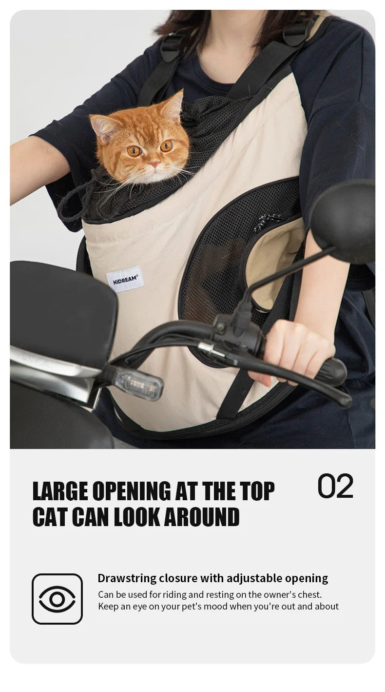 Pet Chest Backpack Front Carrying Tote Backpack Dogs and Cats Breathable Portable Outdoor Bag Shoulder Cat Bag - Play Paws Toys