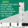 Aquarium Filter Pump Fish Tank Submersible Silent Air Oxygen Aerator Internal Water Pump Aquarium Air Pump Wave Maker 220v