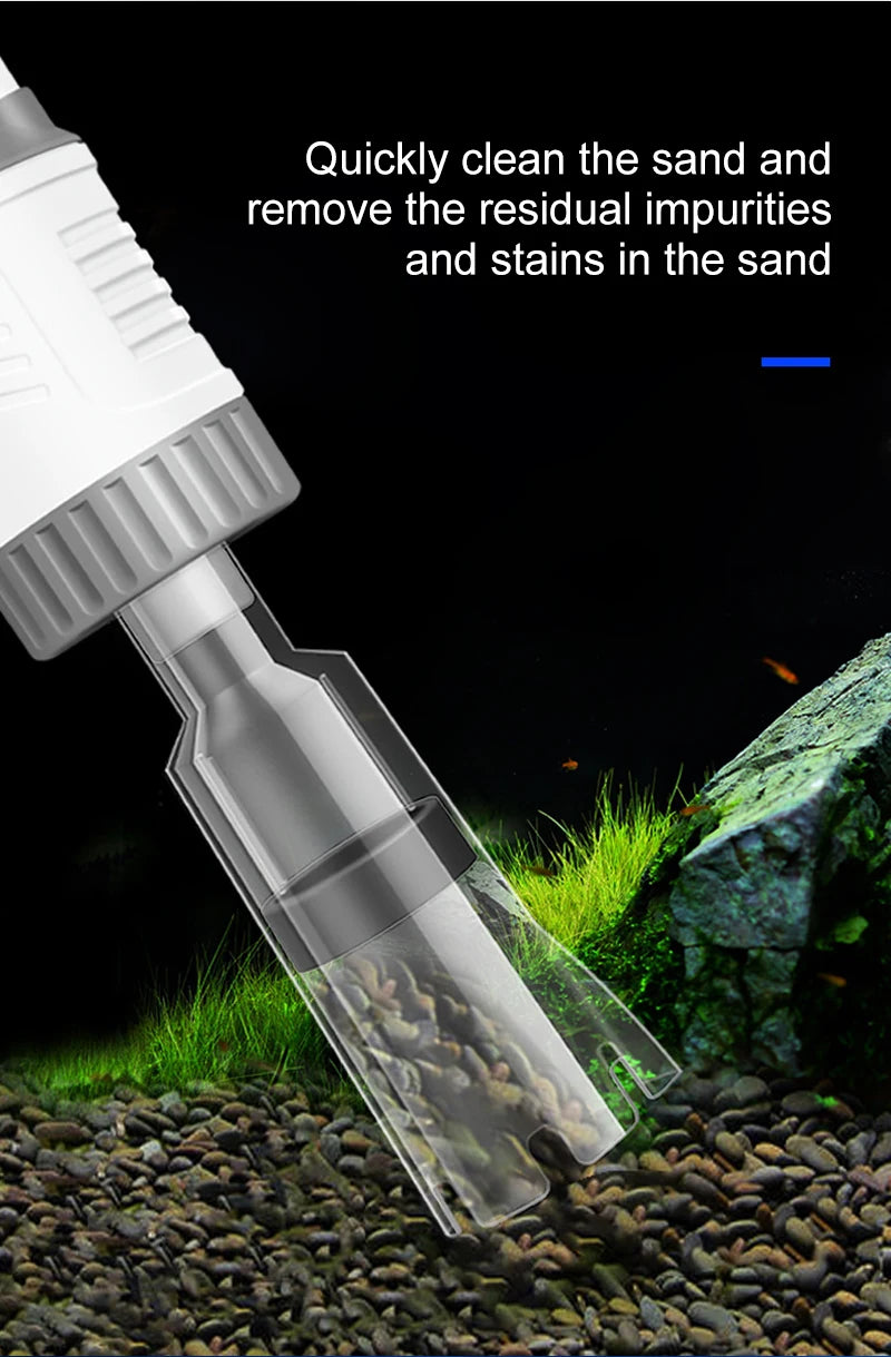 Aquarium Water Change Pump Electric Fish Tank Cleaning Tool Vacuum Water Changer Gravel Cleaner Siphon Filter Pump  30W 220v