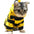 TONG Pet Dog Cat Hoodie Christmas Sweater Cold Weather Warm Coat for Puppy Small Dog Halloween Party Costume Cute Hoodie