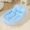 KEMORELA Gauze-edged Cat Princess Sofa Bed Washable and Removable - Universal Pet Mat for All Seasons Suitable for Cats and Dogs - Play Paws Toys