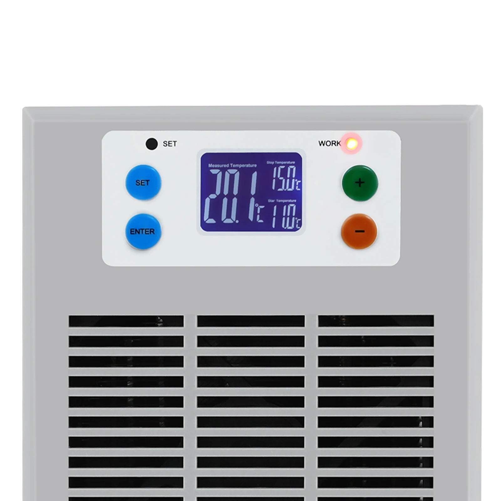 100W Fish Tank Cooling Heating Machine, Aquarium 30L Fish Tank Water Heater Air Conditioner LED Screen 10-40°C Control