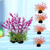 5pc Aquarium Plants Ornaments Plastic Simulation Artificial Water Grass Fish Tank Decoration Accessories