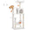 Feandrea Cat Tree, 55.1-Inch Cat Tower, Plush Multi-Level Condo with 4 Scratching Posts, 2 Perches, Hammock, Cave