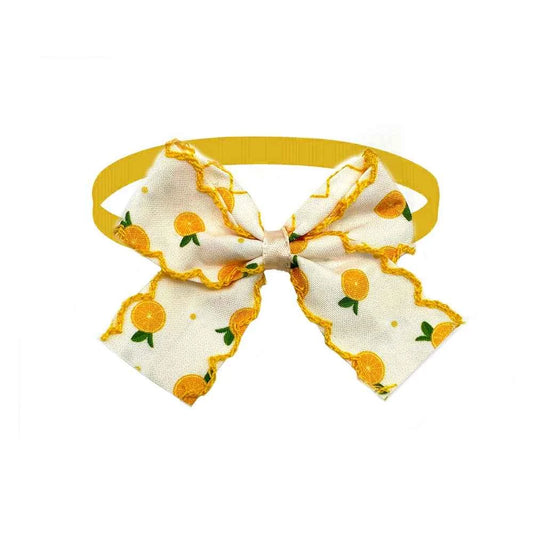 1pcs Summer Dog Neck Ties Pet Bowties Small Dog Cat Bowties Cute Fruit Style Puppy Accessories Dog Grooming Pet Supplies