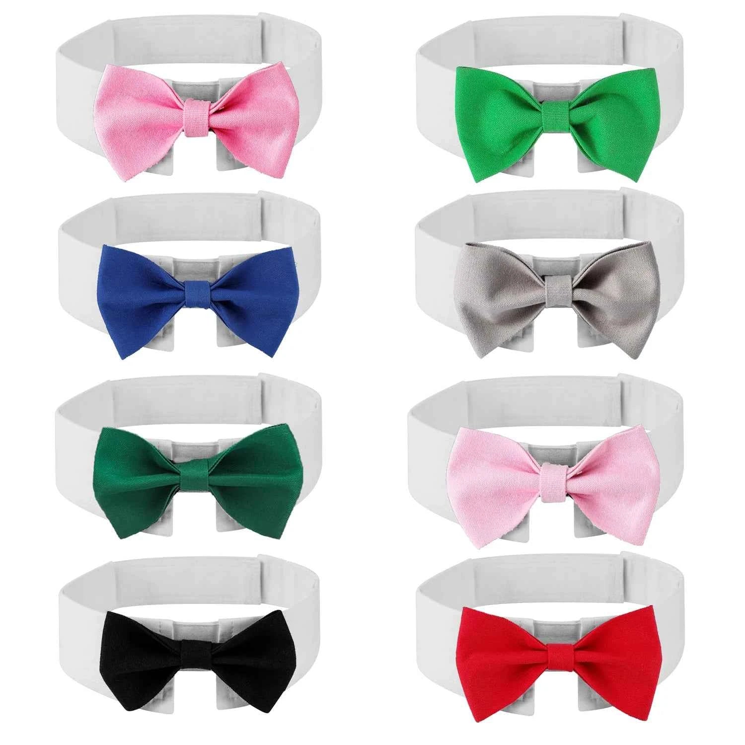 Sucado Adjustable Dog Cat Formal Necktie Tuxedo Bow Tie Collar Wholesale Pet Apparel Accessories for Wedding Holiday Party Gift