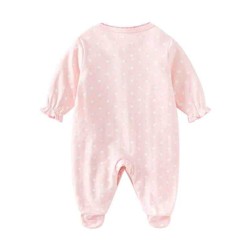 0-3 Months Baby 5-Piece Set of Clothes 6 Newborn 7 Spring and Autumn 1 Year Old Female Baby Pure Cotton Princess Outing Spring Outfit