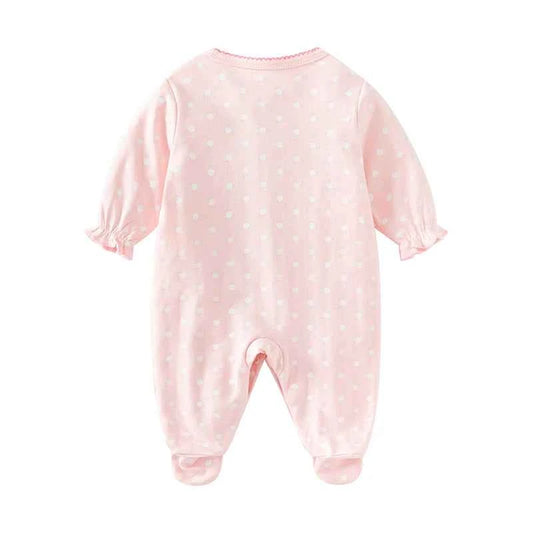 0-3 Months Baby 5-Piece Set of Clothes 6 Newborn 7 Spring and Autumn 1 Year Old Female Baby Pure Cotton Princess Outing Spring Outfit