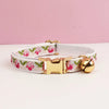 Adjustable Comfortable Cat Collar with Bell Personalized Pet Collar for Cats And Small Dogs metal hardware set cat collar