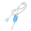 Aquarium Siphon Fish Tank Syphon Vacuum Cleaner Pump Semi-automatic Water Change Changer Gravel Water Filter Aquarium Tools 1.4m
