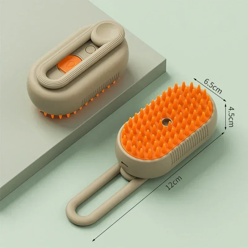 Pet Hair Remover Kit Multifunction Dog Steamy Brush Massager Spray Hair Removal Cat Grooming Comb Dogs Hair Cleaning