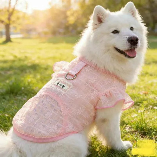 XS-8XL Summer Dog Clothes Large Dog Thin Sunproof Outift Breathable Vest T-shirt for Big Dogs Golden Retriver Puppy Clothing
