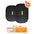Reusable Double-Sided Pet Hair Removal Glove Anti-Static Grooming Tool for Cats Dogs Soft Brush Mitt for Furniture Carpet Cloth