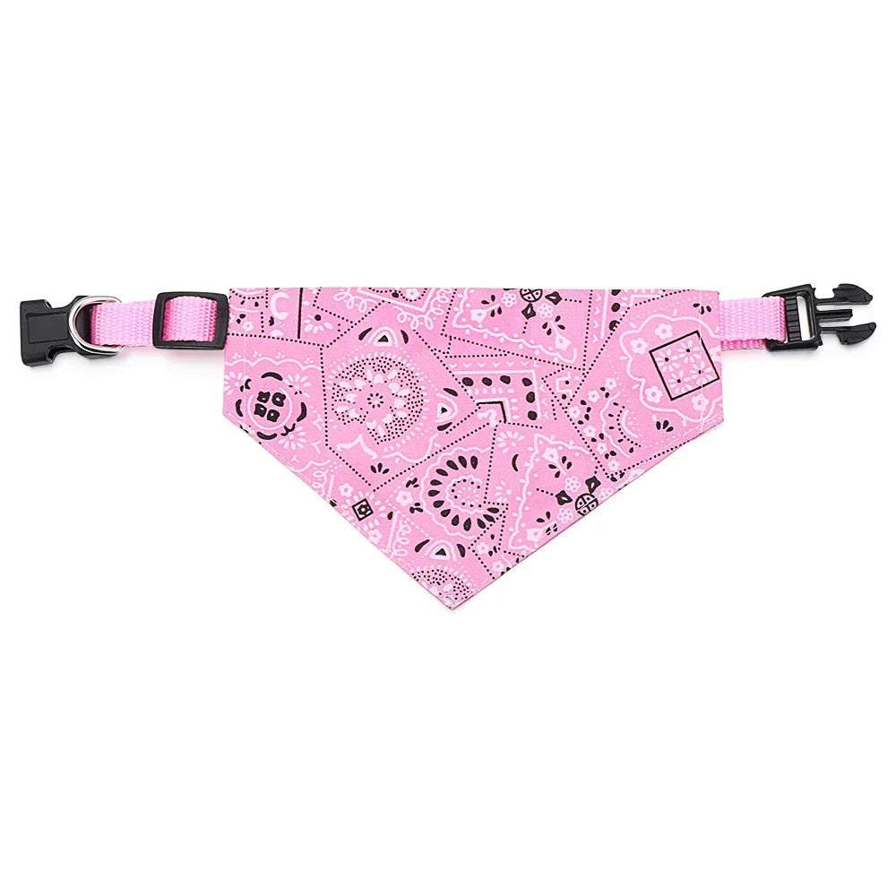 Adjustable Pet Puppy Cat Scarf For Cat Small Medium Large Dogs Bandana Collar Birthday Party Dress Up Pet Accessories
