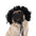 Pet Wig Dog Wig Pet Supplies Halloween Pet Accessories Curly Hair Straight Hair Cat Wig It can be DIY trimmed