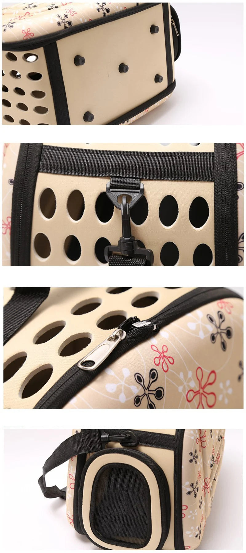 Cat Puppy Carrier Backpack Fashion Breathable 4 Colors Pet Single Shoulder Bags for Cats Small Dogs Outdoor Traveling Supplies - Play Paws Toys