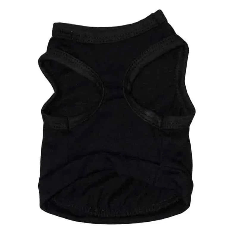 100% Cotton Pet Clothes Cool Cat SECURITY Costume for Cats Small Dogs Spring & Summer Puppy Kitty Cat Vest Top T Shirt Clothing