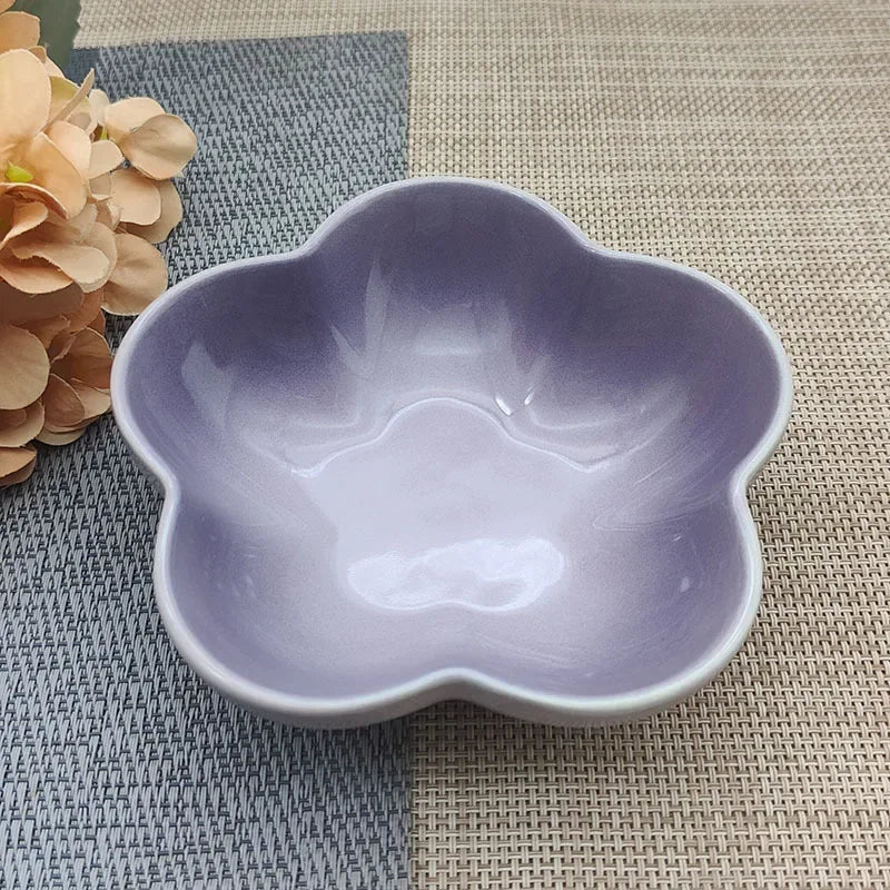 Ceramic Extra Wide Raised Cats Food Bowl,Elevated Pets Bowls Anti-Vomiting Cat Feeder Whisker Stress-Free Cat Feeder Bowls 5.1''