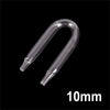 Aquarium U Shaped Air Pipe Connector Fish Tank Co2 Oxygen Tube Check Valve Glass Tube For Co2 Diffuser Air Pump Accessories