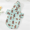 Cartoon Printed Dog Raincoat for Small Dogs Waterproof Pet Clothes Poodle Puppy Pomeranian Raincoats chubasquero para perros