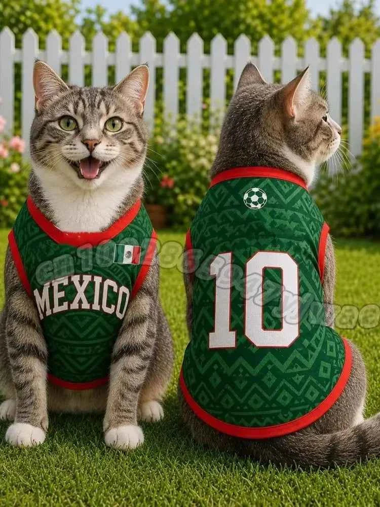 Mexico 10  Mesh Breathable Dog Clothes Schnauzer Teddy Sport Large Dog Jersey Basketball Clothing Puppy T-Shirts Pet Cat Shirts