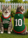 Mexico 10  Mesh Breathable Dog Clothes Schnauzer Teddy Sport Large Dog Jersey Basketball Clothing Puppy T-Shirts Pet Cat Shirts
