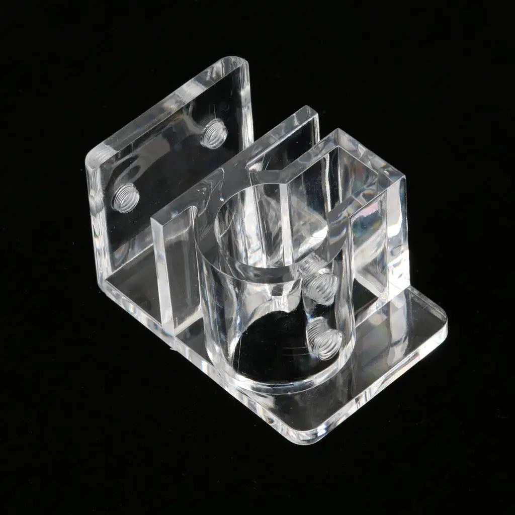1 Set Clear Acrylic Aquarium Reef Tank Pipe Tube Holder Clip