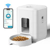 2L Push Button WiFi Camera USB Automatic Pet Feeder Smart Cat Feeder Slow Dog Feeder with Timer Video Pet Feeder Food Bowl#Color