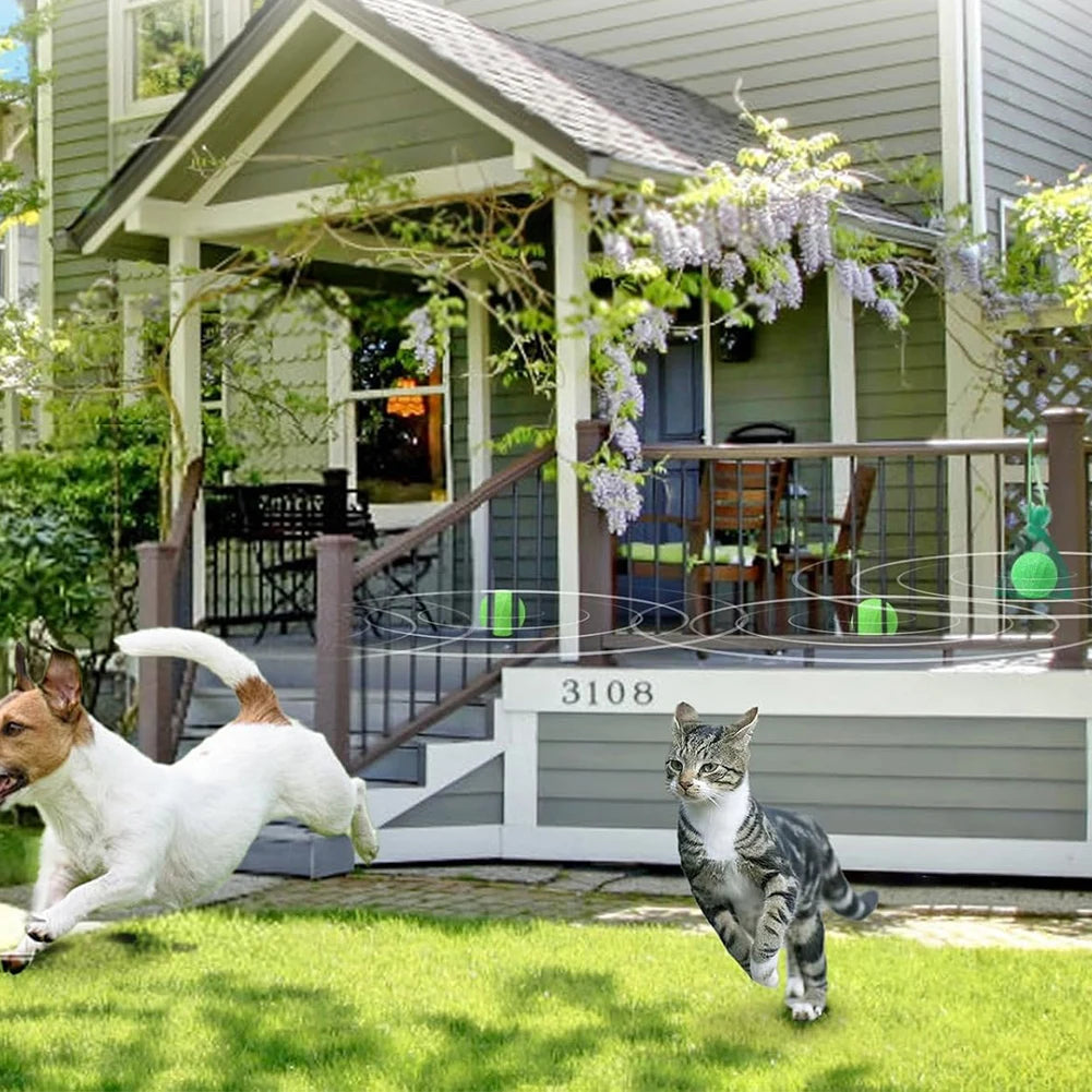 12X Cat Repellent Balls Aroma Balls with Peppermint Oil Dog Repellent Ball Keep Cats Out of Garden for Furniture Protection
